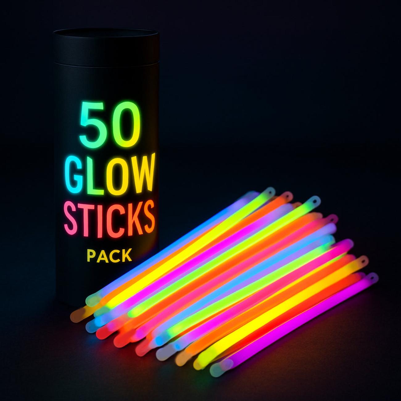 Glow Sticks Party Pack – Assorted Colors for Events & Celebrations
