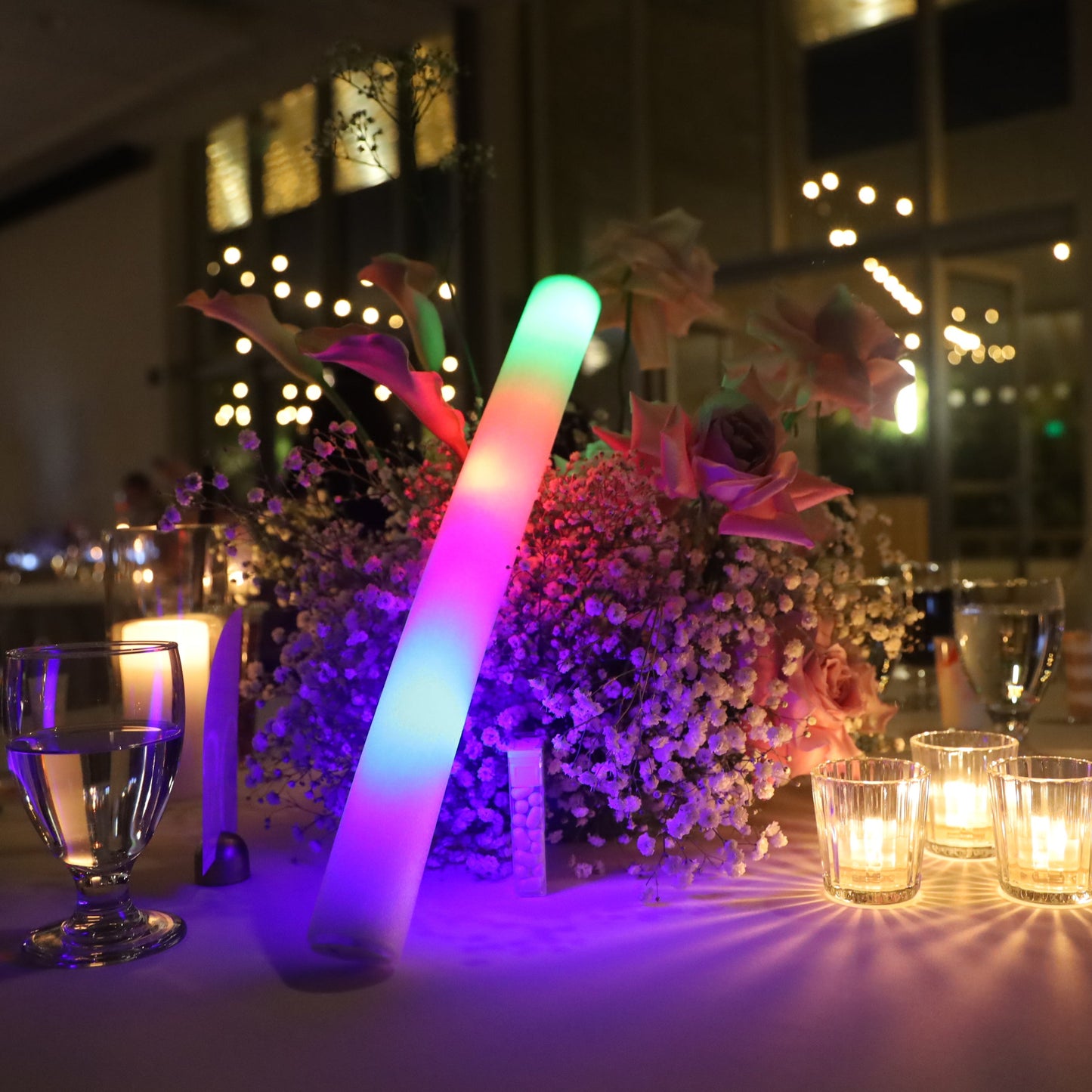 [No Customization] Multi-Color LED Foam Sticks – Flashing Light Up Party Favors