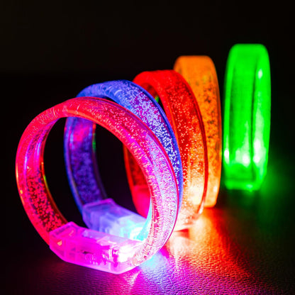 LED Bracelets – Light Up Party Wristbands in 7 Colors