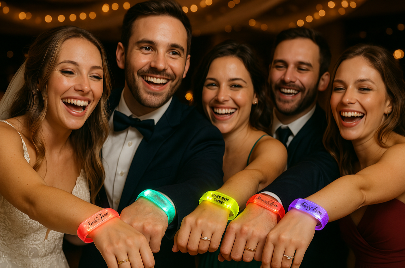 LED Bracelets – Light Up Party Wristbands in 7 Colors