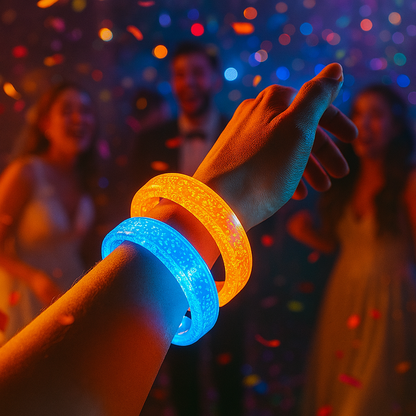 LED Bracelets – Light Up Party Wristbands in 7 Colors